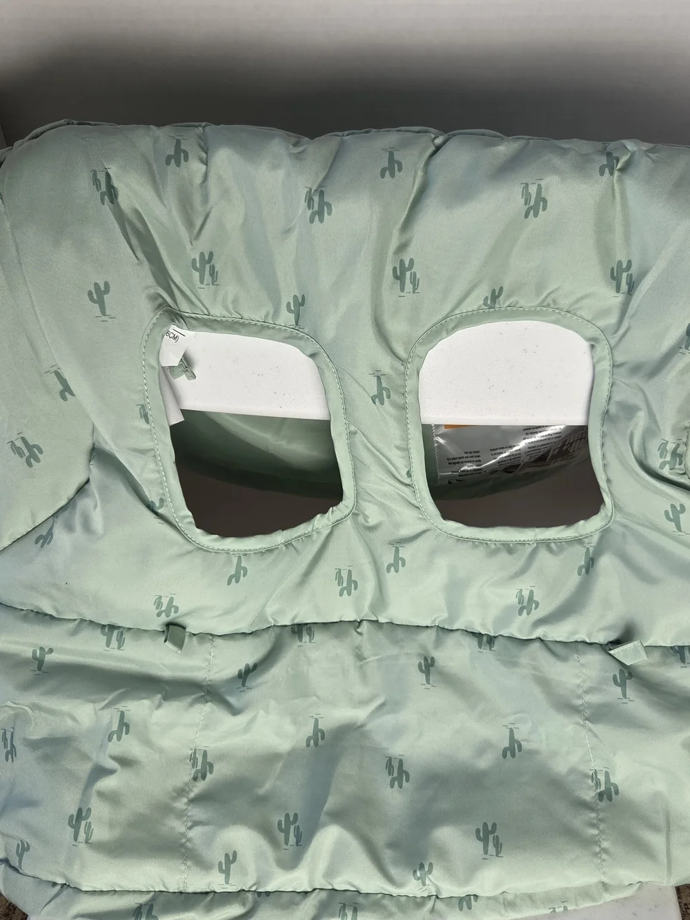 Gerber Mint Green Modern Moments Shopping Cart Cover